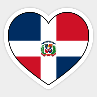 Heart - Dominican Republic _094 Sticker